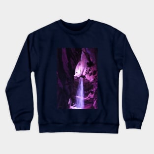 Purple Waterfall Crewneck Sweatshirt